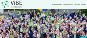 Bild zeigt die Startseite der Website vibe-beratung.de